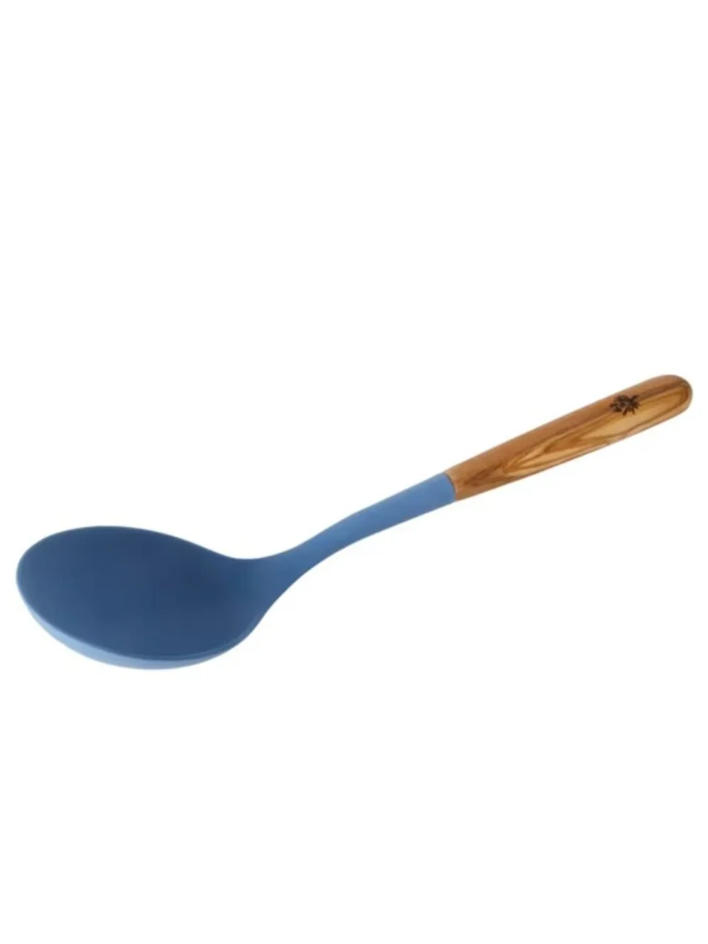 The Pioneer Woman Blue Kitchen Utensil Silicone Basting Spoon Olivewood Handle